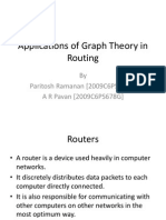 Applications of Graph Theory in Routing