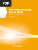 Marketing Attribution Comes of Age: Real-Life Insights From Advertisers