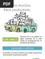 Primeros Auxilios para Conductores