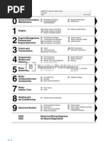 Audi TT 2000-2006 Repair Manual - Table of Contents