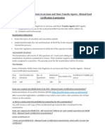 NISM-Series-II-B: Registrars To An Issue and Share Transfer Agents Mutual Fund Certification Examination