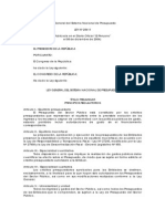 Ley #28411 PDF