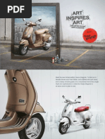 Vespa Elegante Limited Edition Brochure