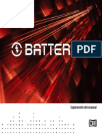 Native Instruments Battery 3 Manual Addendum Spanish