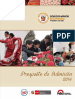 Prospecto de Admision 2014 UNA PUNO