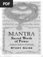 Mantra, Sacred Words of Power - Study Guide PDF