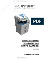 Ricoh MP2550 Parts Catalog