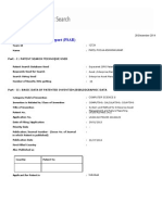 Patent Search & Analysis Report (PSAR)