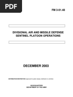 Army - fm3 01x48 - Divisional Air and Missle Defense Sentinel Platoon Operations