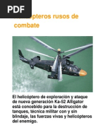 Helicopteros de Combate Rusos