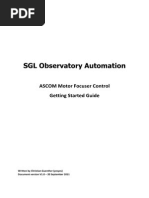 SGL Focuser Getting Started