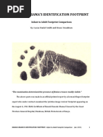 Barack Obama's Identification Footprint: Infant To Adult Footprint Comparison (2015) - By: Lucas Daniel Smith and Bruce Steadman