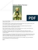 Doa ST Yohanes Maria Vianney