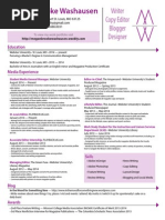 Megan Washausen Resume