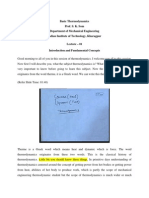 Basic Thermodynamics Prof. S. K. Som Department of Mechanical Engineering Indian Institute of Technology, Kharagpur