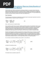 Compressor Calculations