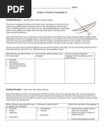 Grade 5 Practice Passages