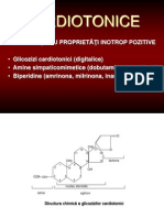 Cardiotonice - Antiaritmice