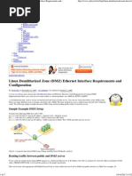 Linux Demilitarized Zone (DMZ) Ethernet Interface Requirements and Configuration