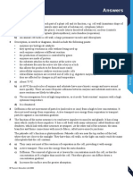 Edexcel IGCSE Biology Answers