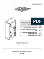 TM 3-4240-302-30-P-5 - AN - TSQ-73 - Power - Distr. - Unit - 1986