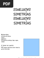 Simetrías Con Cartulinas