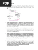 Rankine Cycle Problem