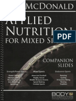 Lyle McDonald - Applied Nutrition For Mixed Sports Companion (Slides) PDF