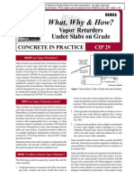 CIP29-Vapor Retarders Under Slabs On Grade