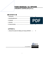 Instruction Manual For Epcon: Electro-Pneumatic Controller (2.9 Ver.)