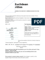 DM - 6 Euclidean Algorithm