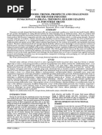 Functional Foods: Trends, Prospects and Challenges For The Food Industry Funkcionalna Hrana: Trendovi, Izgledi I Izazovi Za Industriju Hrane