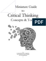 The Miniature Guide To Critical Thinking Concepts Tools