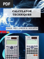 Calculator Techniques PERCDC