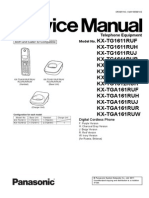 Panasonic KX-Tg16xx - Service Manual