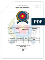 Laporan Pratikum Bahasa Pemrograman Java Menggunakan Netbeans