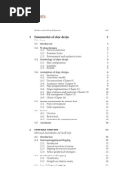 Open Pit Slope Design Contents