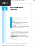 Intravenous Fluid Selection