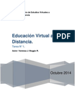 Educación Virtual A Distancia