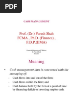 Cash Management