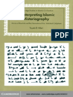 Tayeb El-Hibri Reinterpreting Islamic Historiography - Harun Al-Rashid and The Narrative of The Abbasid Caliphate (Cambridge Studies in Islamic Civilization) 1999