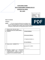 Campus Bio-Data Format