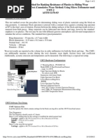 ASTM G176-03 - Standard Test Method For Ranking Resistance of Plastics To Sliding Wear