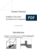 Sonnet Tutorial