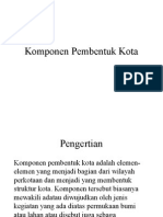 Komponen Pembentuk Kota