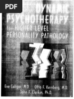 Kernberg, Handbook of Dynamic Psychotherapy For Higher Level Personality Pathology