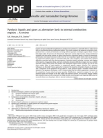 Pyrolysis Liquids and Gases As Alternative Fuels in Internal Combustion