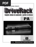 Drive Rack PA Manual Spanish Iñaki