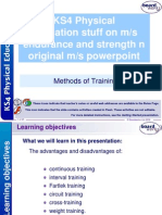 Methods of Training