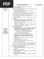 Agricultural Revolution Notes and Drills